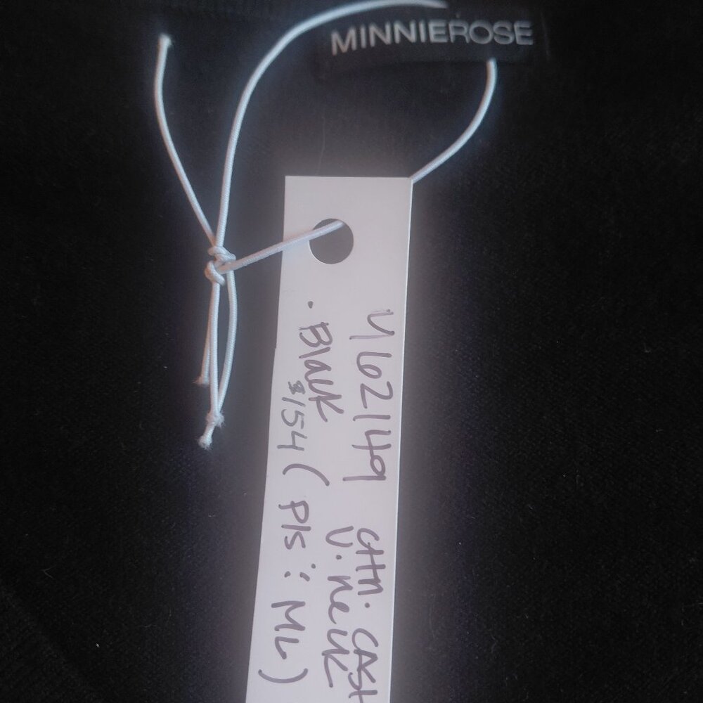 Minnie Rose cashmere and cotton sweater